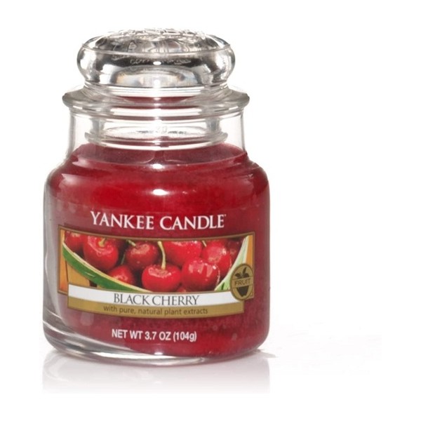 Candele profumate Candela profumata giara piccola black cherry fino a 30 ore