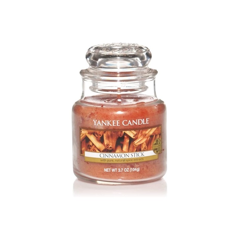 Candele profumate Candela profumata giara piccola cinnamon stick fino a 30 ore