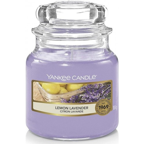 Candele profumate Candela profumata giara piccola lemon lavander fino a 30 ore