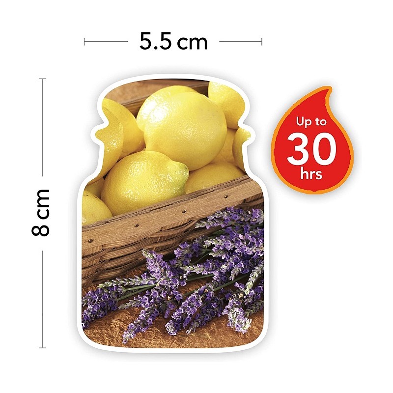 Candele profumate Candela profumata giara piccola lemon lavander fino a 30 ore