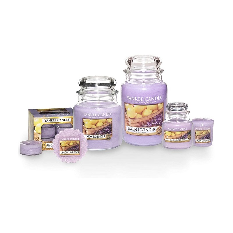 Candele profumate Candela profumata giara piccola lemon lavander fino a 30 ore