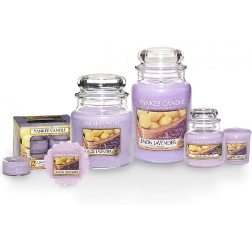 Candele profumate Candela profumata giara piccola lemon lavander fino a 30 ore