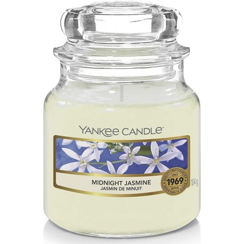 Candele profumate Candela profumata giara piccola midnight jasmine fino a 30 ore