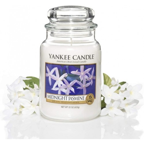 Candele profumate Candela profumata giara piccola midnight jasmine fino a 30 ore