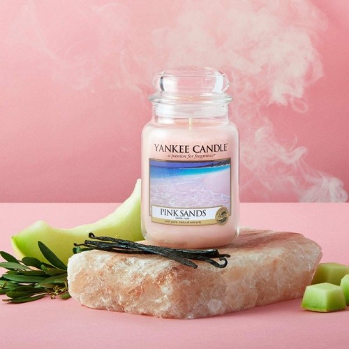Candele profumate Candela profumata giara piccola pink sands fino a 30 ore