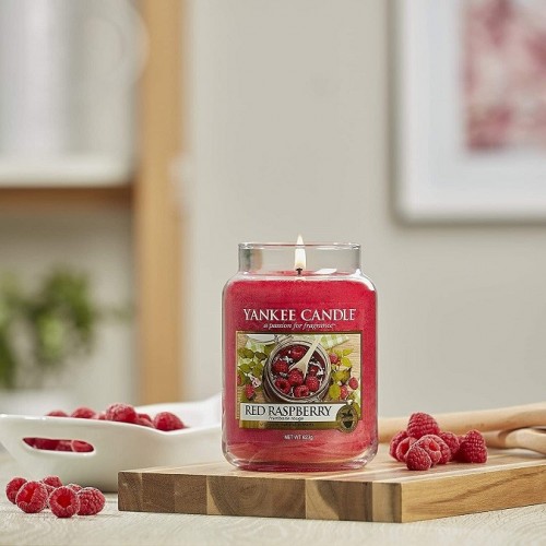 Candele profumate Candela profumata giara piccola red raspberry fino a 30 ore
