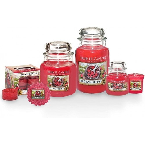 Candele profumate Candela profumata giara piccola red raspberry fino a 30 ore