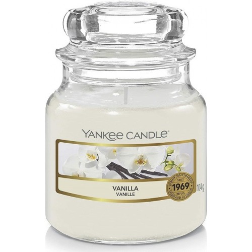 Candele profumate Candela profumata giara piccola vanilla fino a 30 ore