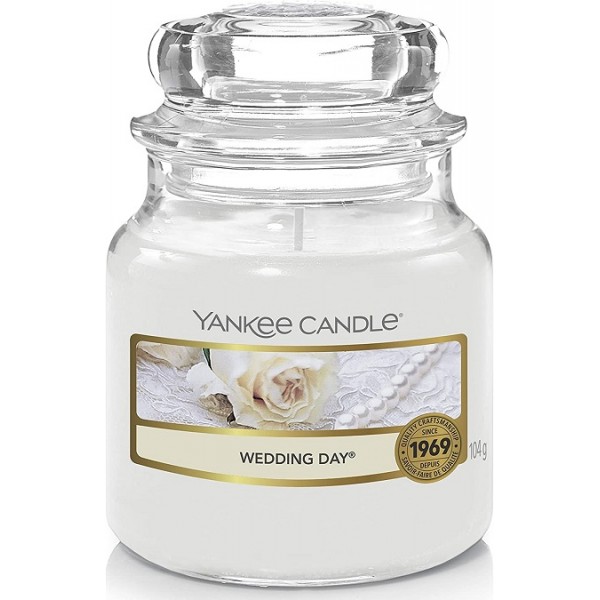 Candele profumate Candela profumata giara piccola wedding day fino a 30 ore