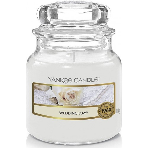 Candele profumate Candela profumata giara piccola wedding day fino a 30 ore