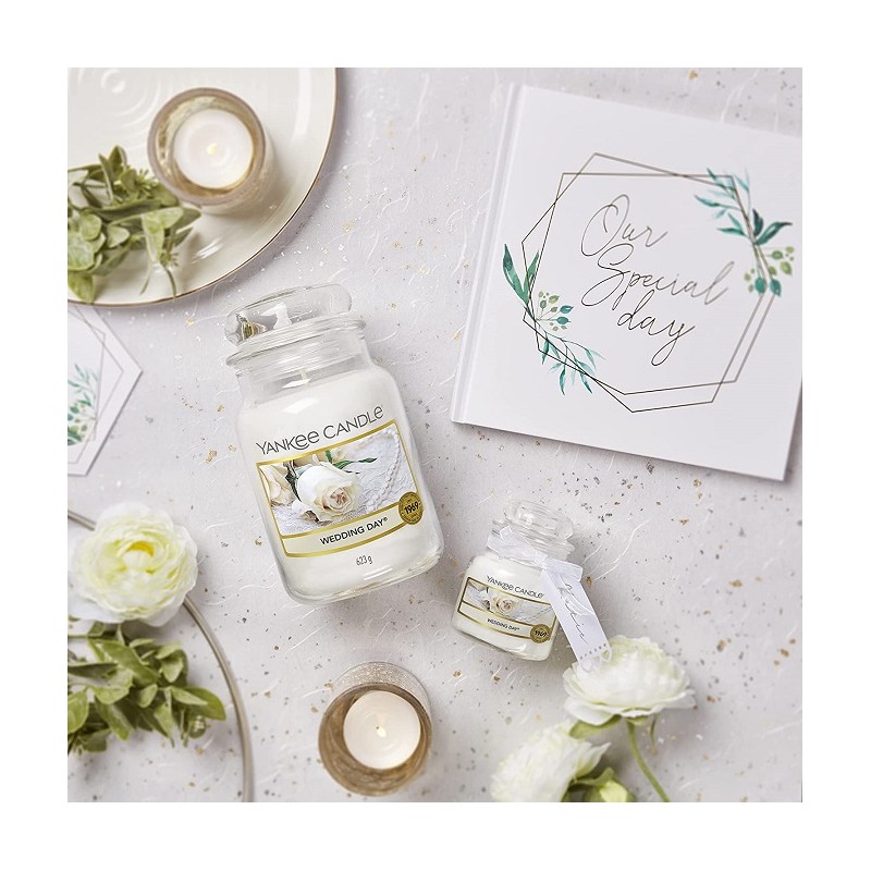 Candele profumate Candela profumata giara piccola wedding day fino a 30 ore