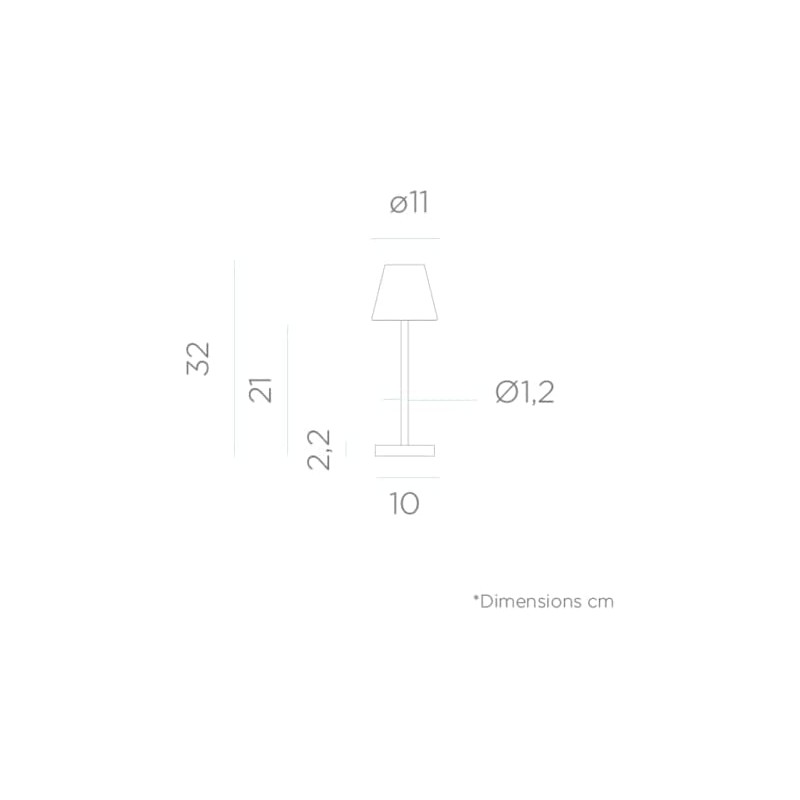 Profumatori d'ambiente Lampada lola ricaricabile da tavolo