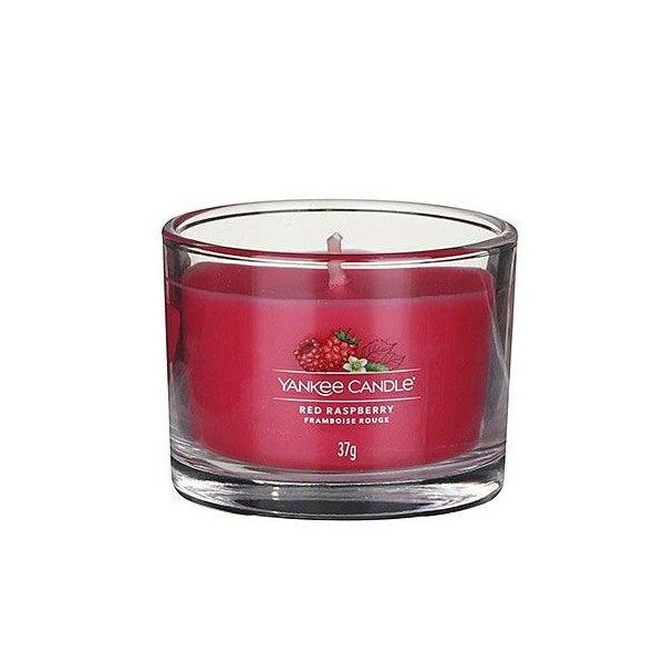 Complementi d arredo Filled votive in red raspberry