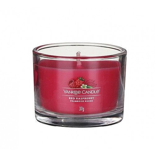 Complementi d arredo Filled votive in red raspberry