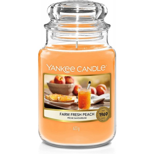 Candele profumate Candela profumata giara grande farm fresh peach fino a 150 ore