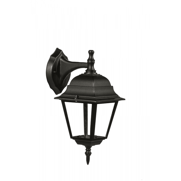 Applique Lampada da esterno eolo colore nero 60w