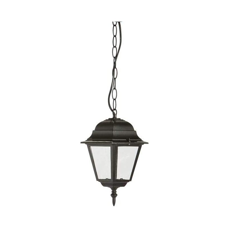 Lampade da esterno Lampada a sospensione eolo colore nera 60 watt Lampade da esterno Lampada a sospensione eolo colore nera 60 watt