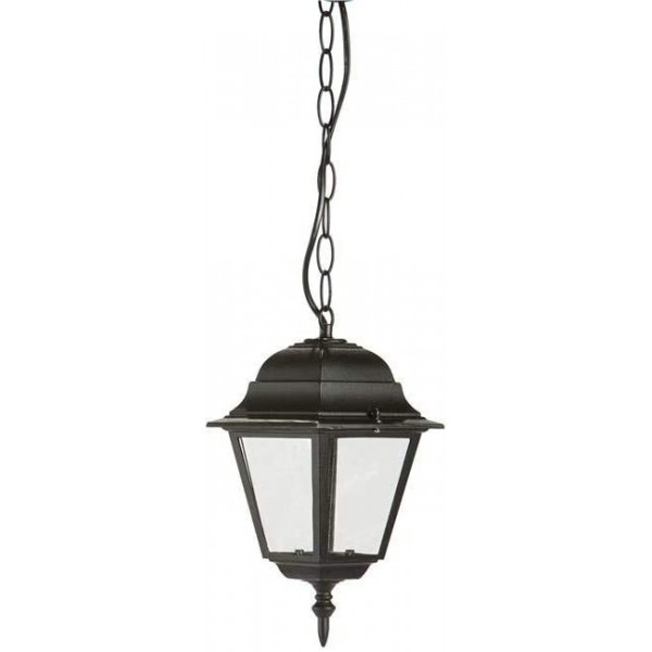 Lampade da esterno Lampada a sospensione eolo colore nera 60 watt