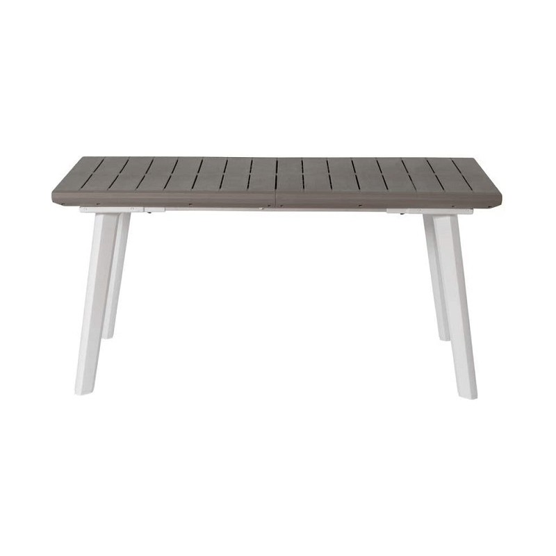 Tavoli da giardino Tavolo allungabile harmony in resina effetto legno color marrone cm100x160x75h Tavoli da giardino Tavolo allungabile harmony in resina effetto legno color marrone cm100x160x75h