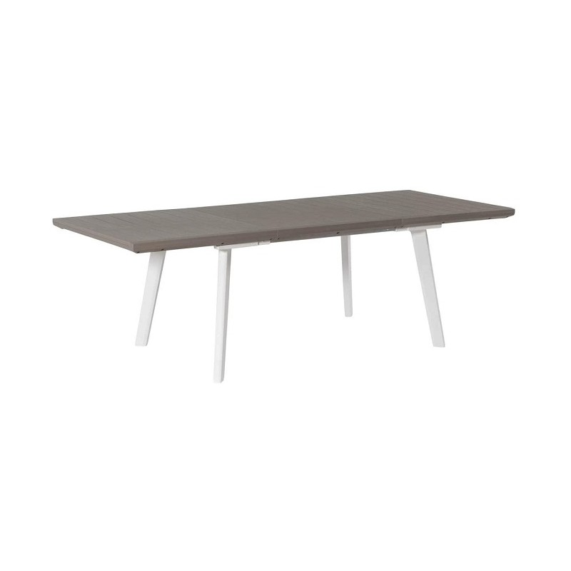 Tavoli da giardino Tavolo allungabile harmony in resina effetto legno color marrone cm100x160x75h Tavoli da giardino Tavolo allungabile harmony in resina effetto legno color marrone cm100x160x75h