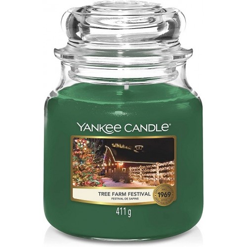 Candele profumate Candela profumata giara media tree farm festival fino a 75 ore