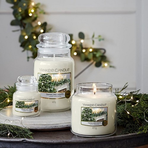 Candele profumate Candela profumata giara media twinkling lights fino a 75 ore