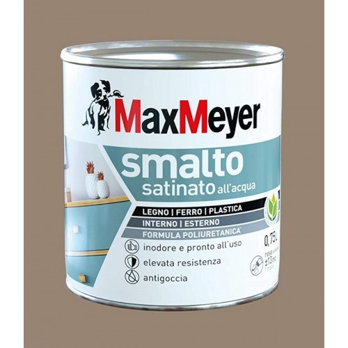 Smalti per esterni Smalto satinato a acqua colore yuta 0,75lt