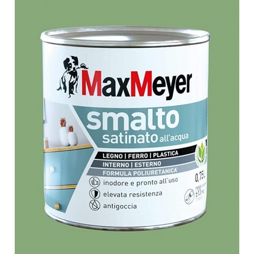 Smalti per esterni Smalto satinato a acqua colore verde cina 0,75lt