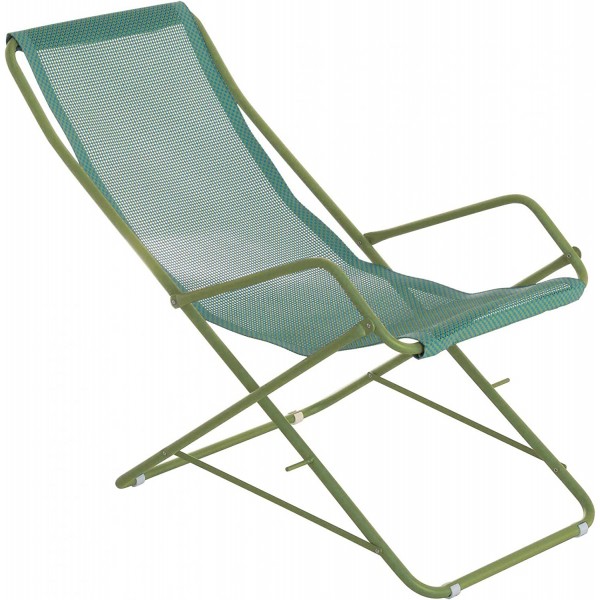 Sdraio da giardino Sdraio Bahama Verde Menta emu