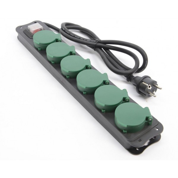 Materiale elettrico Ciabatta Elettrica 6 posti Waterproof