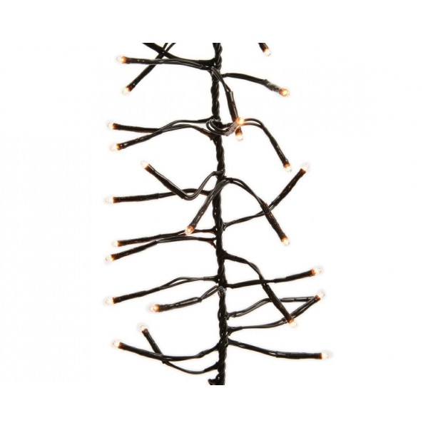 Luci natalizie Catena di luci 13.5mt 1512 led bianco caldo classico