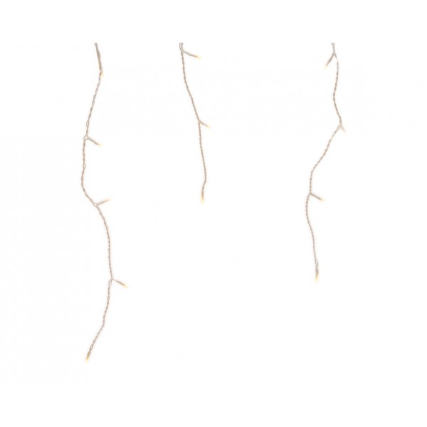 Articoli natalizi Tenda luminosa 490 led bianco freddo stalattite intermittenti