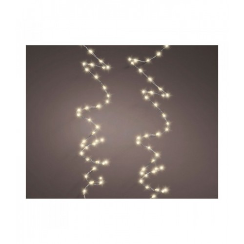 Luci natalizie Catena 567 microled 9mt bianco caldo