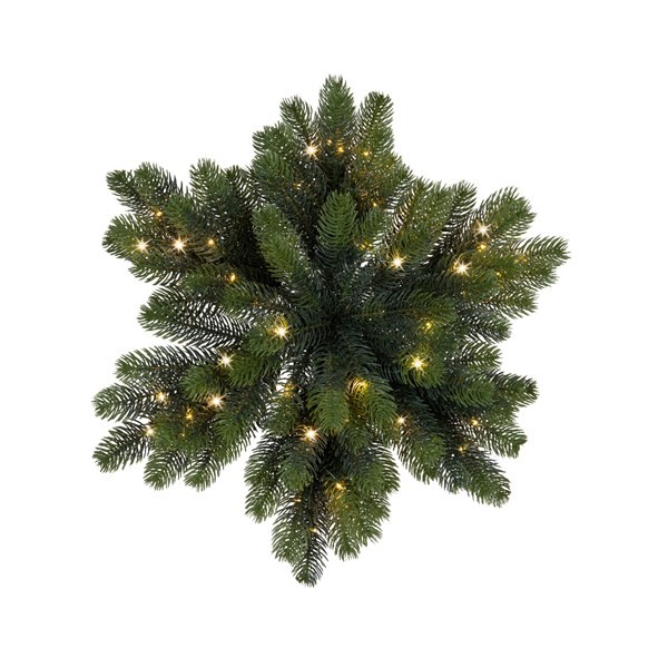 Fuoriporta natalizio Ghirlanda per esterno 50 led