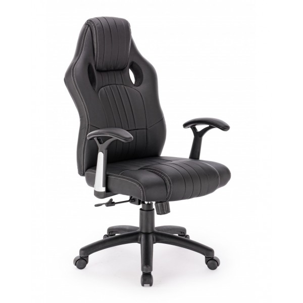 Sedie poltrone da ufficio Poltrona Ufficio Con braccioli Spider Nero