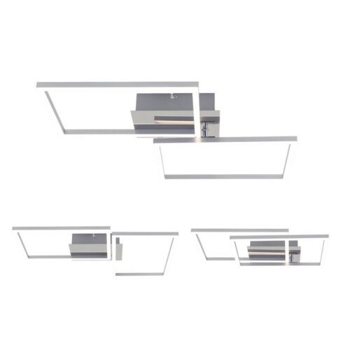 Illuminazione Plafoniera a led argento 50cm