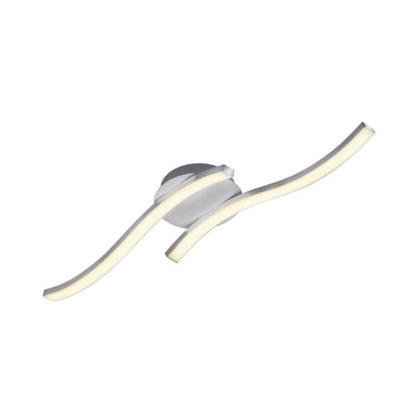 Applique Applique 2 steli ondulati a led alluminio