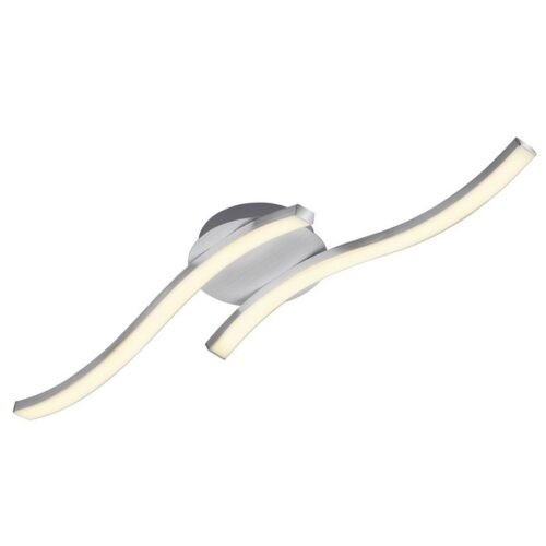 Applique Applique 2 steli ondulati a led alluminio