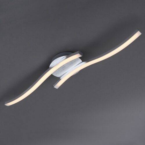 Applique Applique 2 steli ondulati a led alluminio