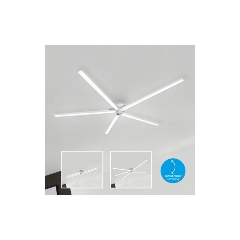 Illuminazione Applique 5 braccetti a led alluminio