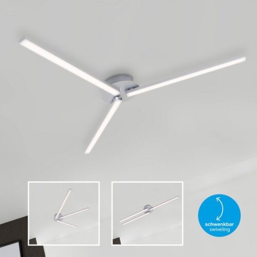 Applique Applique 3 braccetti a led alluminio