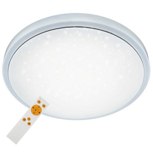 Applique Plafoniera star 38 cm a led con telecomando