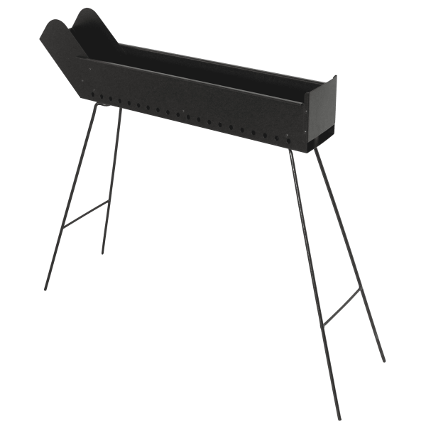 Barbecue a carbone Cuoci spiedini 60cm