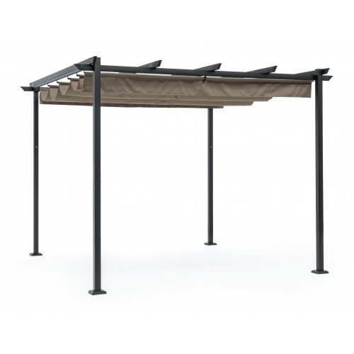 Gazebo Bizzotto  gazebo dynamic 3x3 antracite - tortora 795600