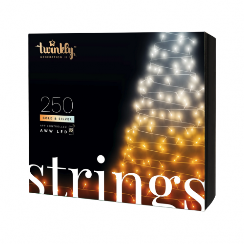 Luci natalizie Twinkly Strings (Gold & Silver edition) 250led