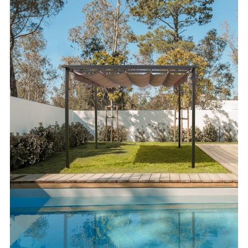 Gazebo Bizzotto  gazebo dynamic 3x3 antracite - tortora 795600