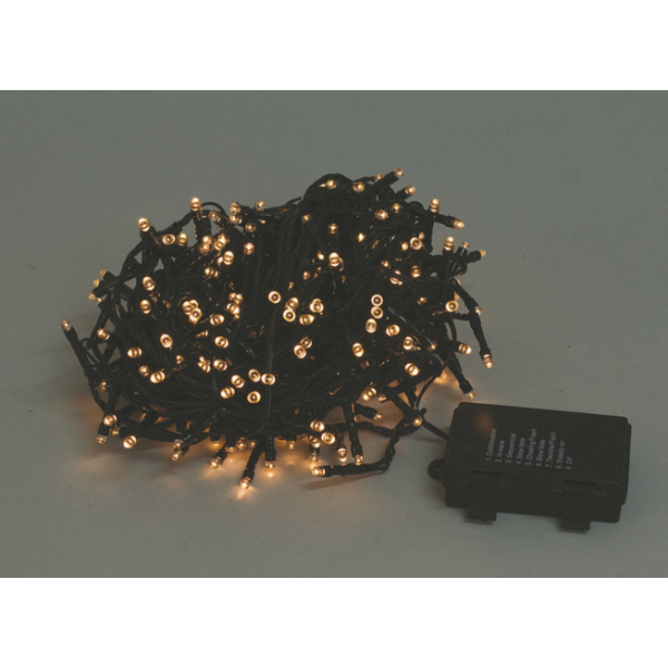 Luci natalizie 300 Led  caldo a batteria