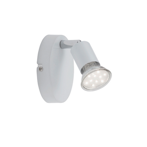 Applique Faretto a led 10,5cm bianco