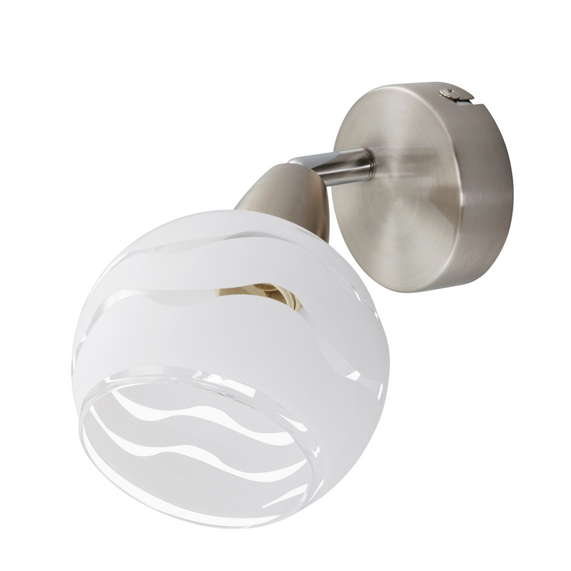 Applique Faretto spot da parete 8cm bianco Applique Faretto spot da parete 8cm bianco