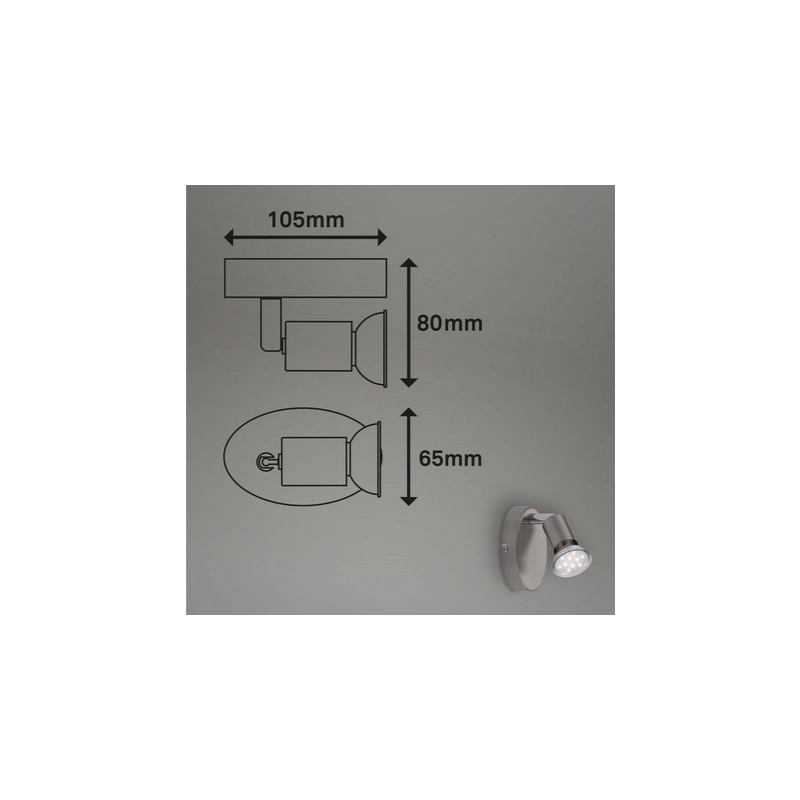 Applique Faretto spot 10,5cm Applique Faretto spot 10,5cm